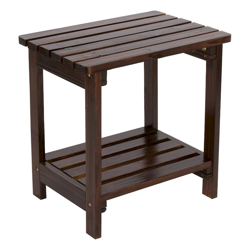 Table d'appoint rectangulaire d'extérieur Luca 19.75 pour patio