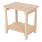 Table d'appoint rectangulaire d'extérieur Luca 19.75 pour patio