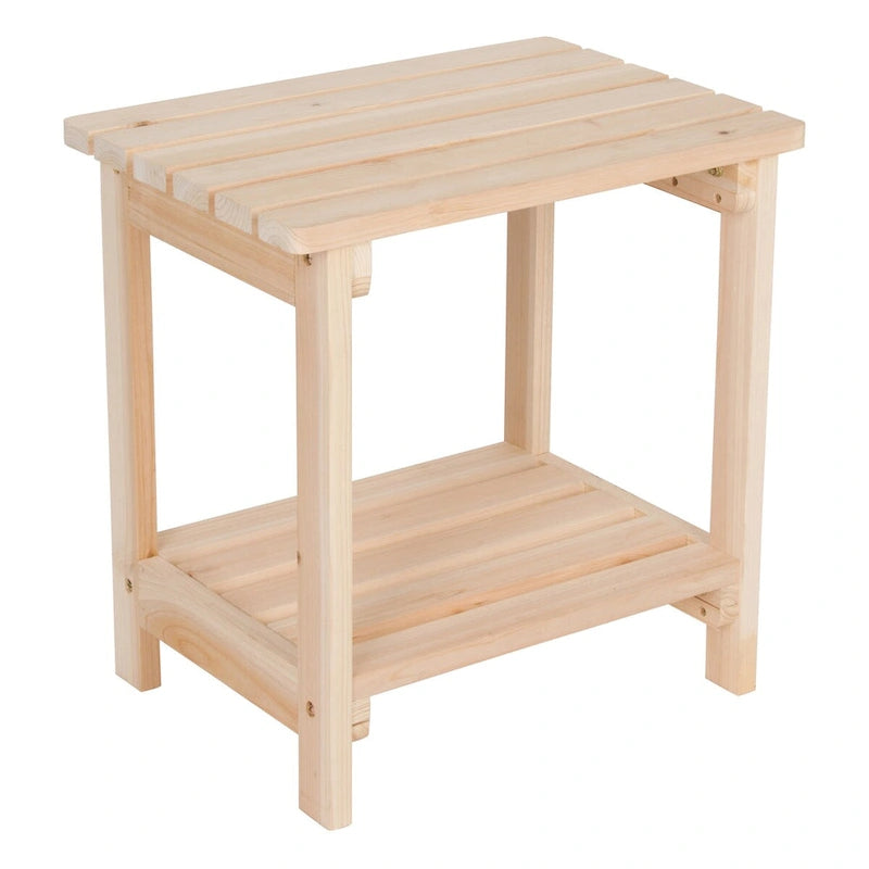 Table d'appoint rectangulaire d'extérieur Luca 19.75 pour patio