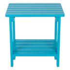 Table d'appoint rectangulaire d'extérieur Luca 19.75 pour patio