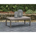 Signature Design by Ashley Hillside Barn Brown Outdoor Coffee Table - 48.75 W x 26.5 D x 18 H