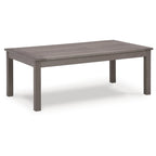 Signature Design by Ashley Hillside Barn - Table basse d'extérieur marron - 48,75 L x 26,5 P x 18 H