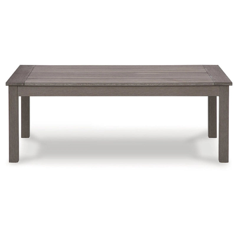 Signature Design by Ashley Hillside Barn - Table basse d'extérieur marron - 48,75 L x 26,5 P x 18 H