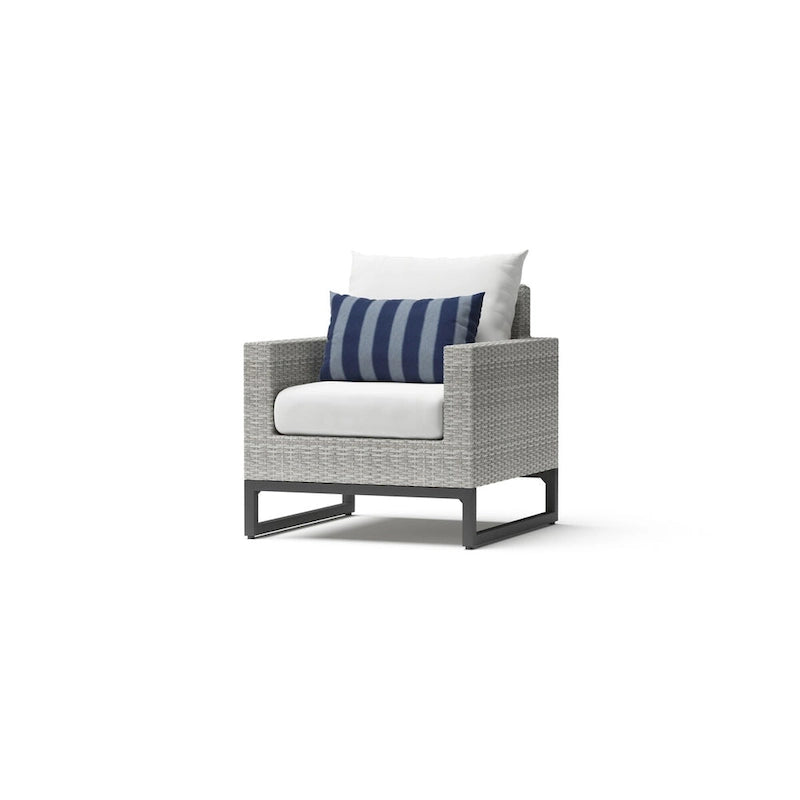 Chaises de jardin Milo Grey 2 pièces Sunbrella
