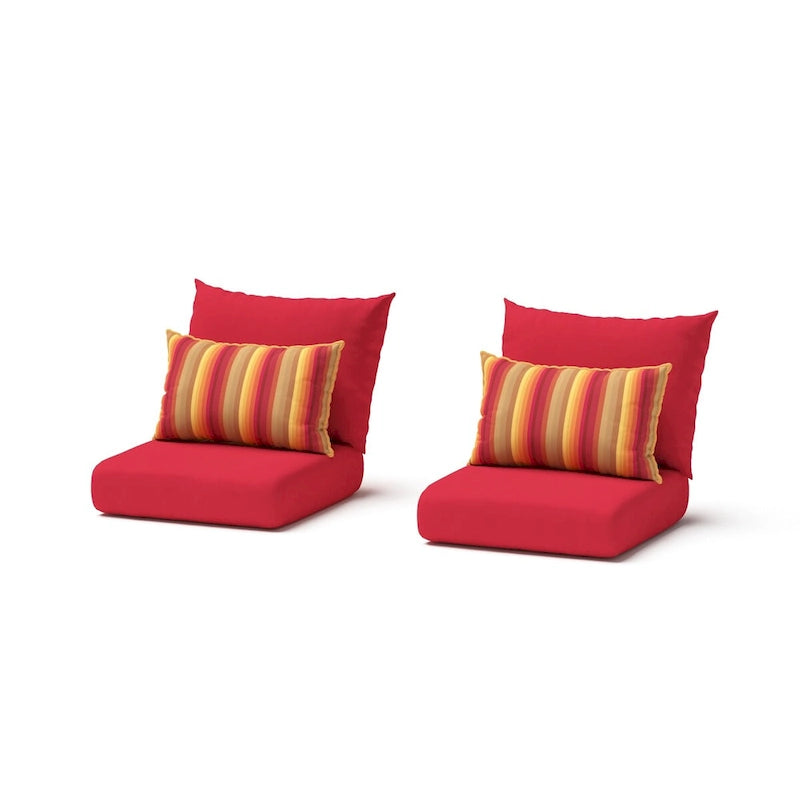 Chaises de jardin Milo Grey 2 pièces Sunbrella