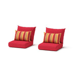 Chaises de jardin Milo Grey 2 pièces Sunbrella