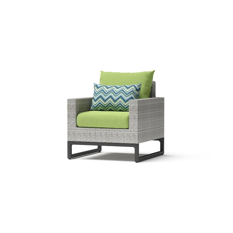 Chaises de jardin Milo Grey 2 pièces Sunbrella