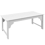 Outsunny Wooden Garden Bench, Outdoor Park Bench with Slatted Seat, Backless Front Porch Bench with Curved Seat