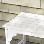 Banc de jardin en bois Outsunny, banc de parc extérieur avec assise à lattes, banc de porche sans dossier avec assise incurvée