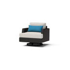Ensemble de patio Portofino Comfort 17 pièces en bois de luxe avec mouvement et toile Sunbrella