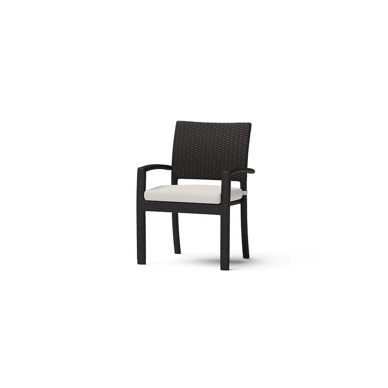 Ensemble de patio Portofino Comfort 17 pièces en bois de luxe avec mouvement et toile Sunbrella