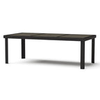 Ensemble de patio Portofino Comfort 17 pièces en bois de luxe avec mouvement et toile Sunbrella