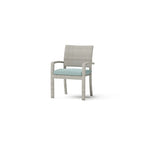 Ensemble de patio Portofino Comfort 17 pièces en bois de luxe avec mouvement et toile Sunbrella