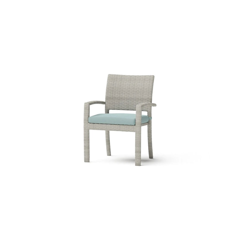 Ensemble de patio Portofino Comfort 17 pièces en bois de luxe avec mouvement et toile Sunbrella