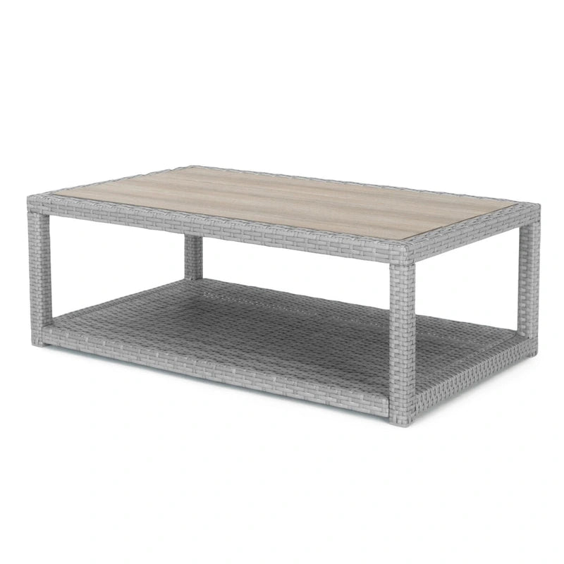 Ensemble de patio Portofino Comfort 17 pièces en bois de luxe avec mouvement et toile Sunbrella