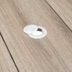Ensemble de patio Portofino Comfort 17 pièces en bois de luxe avec mouvement et toile Sunbrella