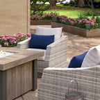 Ensemble de conversation d'extérieur 5 pièces Cannes Sunbrella avec foyer