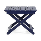 Table d'appoint pliante en bois d'extérieur, 15P x 22,75L x 18,25H