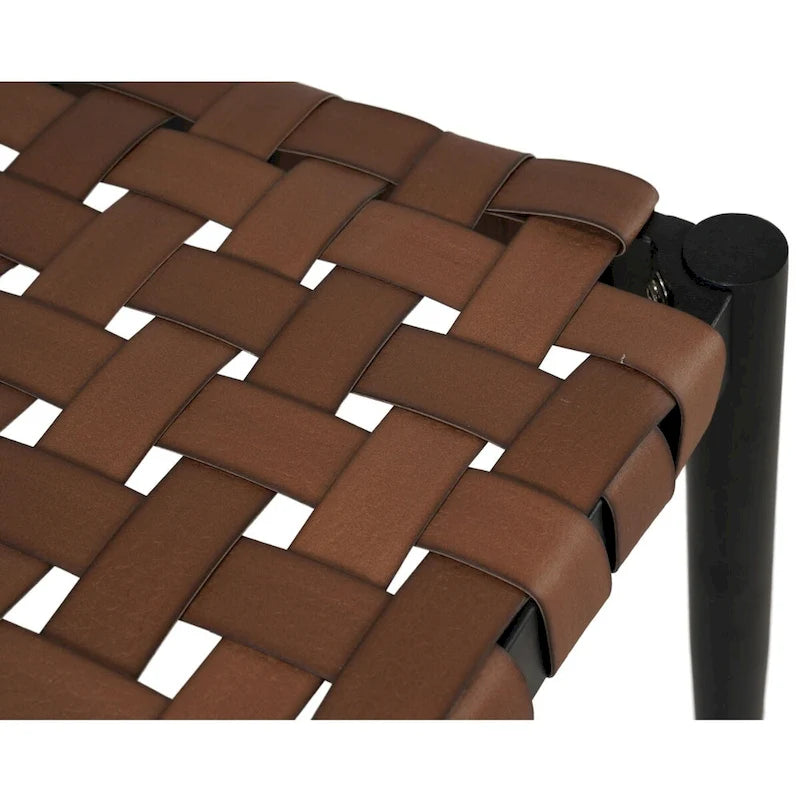 Ensemble de chaises Adirondack et table en rotin tressé pour patio