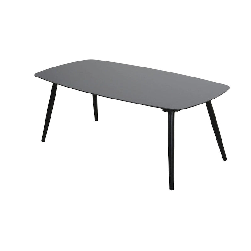 Ensemble de chaises Adirondack et table en rotin tressé pour patio