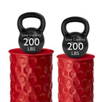 Glitzhome Lot de 2 tabourets d'appoint/tables d'extérieur en métal noir brillant - 14,25 L x 14,25 P x 18,75 H