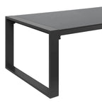 Table d'extérieur en aluminium et verre