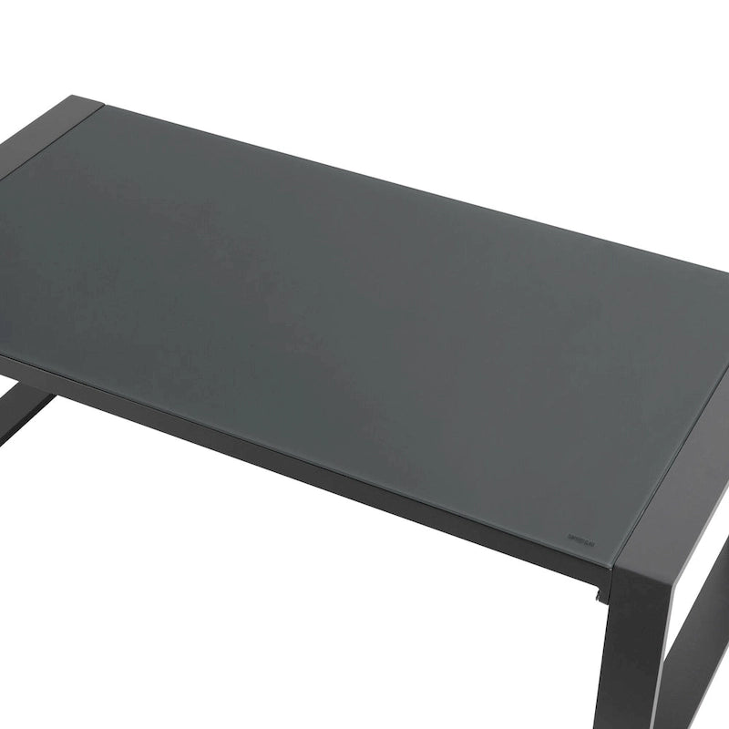 Table d'extérieur en aluminium et verre