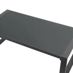 Table d'extérieur en aluminium et verre