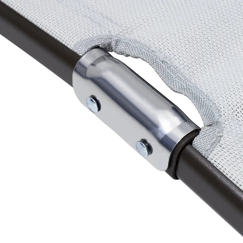 Chaise longue pliante portable d'extérieur VredHom en aluminium – 70 L x 20 l x 14 H
