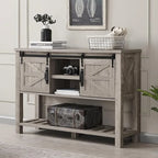 Table d'entrée de ferme, Console avec étagère de rangement, Table basse