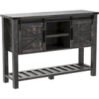Table d'entrée de ferme, Console avec étagère de rangement, Table basse