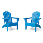 Glitzhome Elm Plus 20-36D Tables d'appoint Adirondack en PEHD pour Patio Extérieur