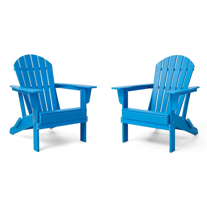 Glitzhome Elm Plus 20-36D Tables d'appoint Adirondack en PEHD pour Patio Extérieur