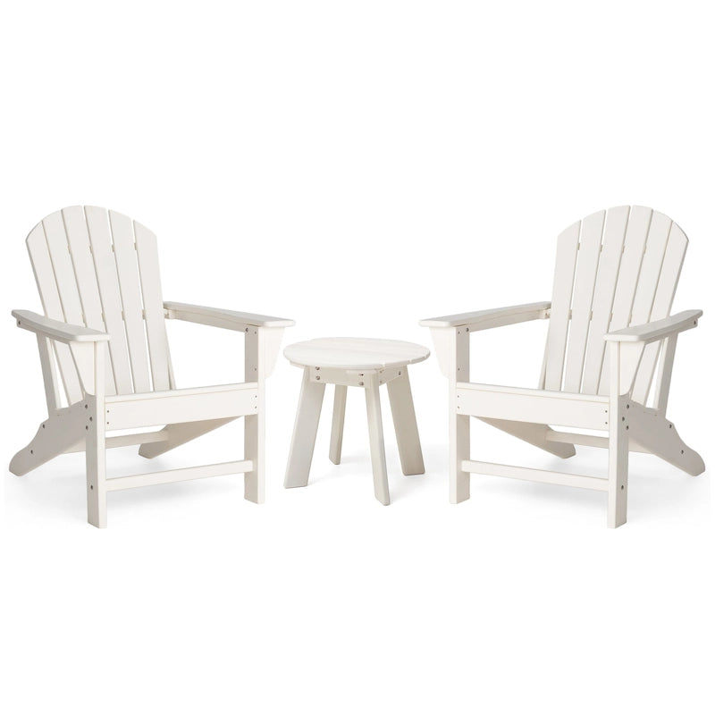 Glitzhome Elm Plus 20-36D Outdoor Patio HDPE Adirondack Side Tables