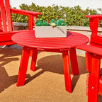 Glitzhome Elm Plus 20-36D Tables d'appoint Adirondack en PEHD pour Patio Extérieur