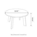 Glitzhome Elm Plus 20-36D Tables d'appoint Adirondack en PEHD pour Patio Extérieur