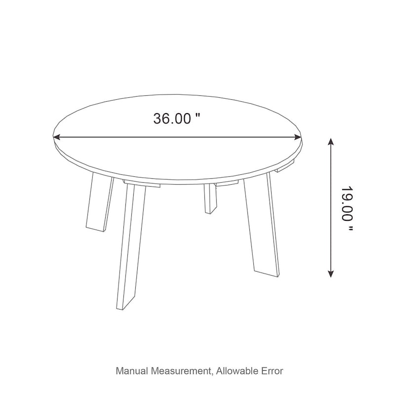 Glitzhome Elm Plus 20-36D Tables d'appoint Adirondack en PEHD pour Patio Extérieur