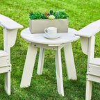 Glitzhome Elm Plus 20-36D Tables d'appoint Adirondack en PEHD pour Patio Extérieur