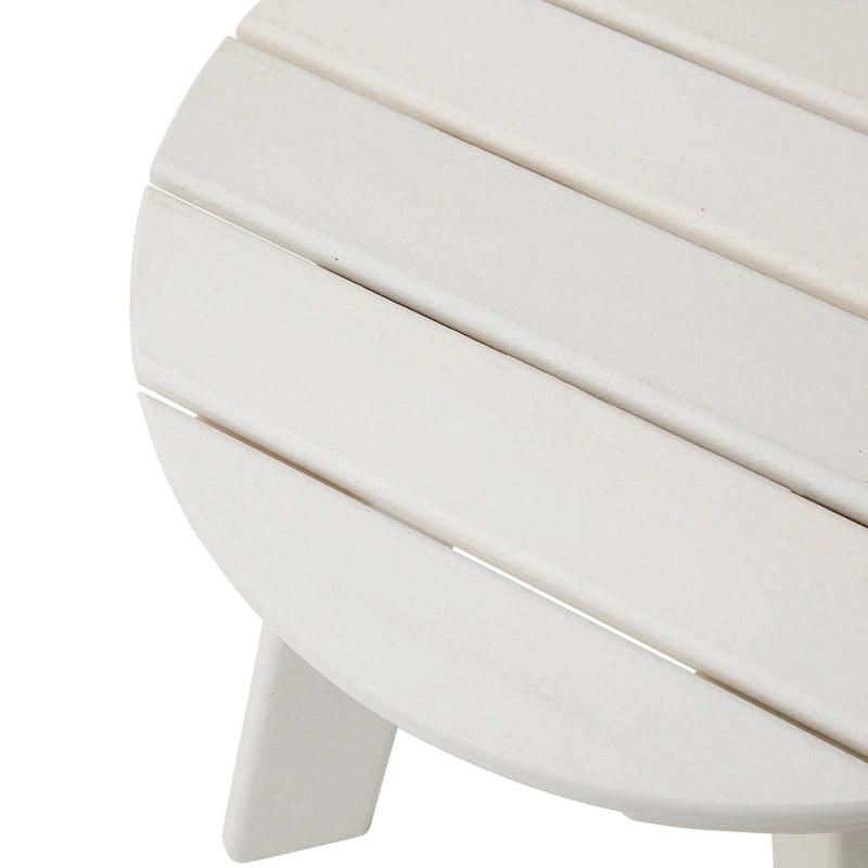 Glitzhome Elm Plus 20-36D Tables d'appoint Adirondack en PEHD pour Patio Extérieur