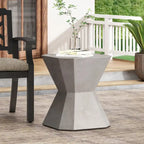Table d'appoint compacte et moderne du milieu du siècle pour l'intérieur et l'extérieur