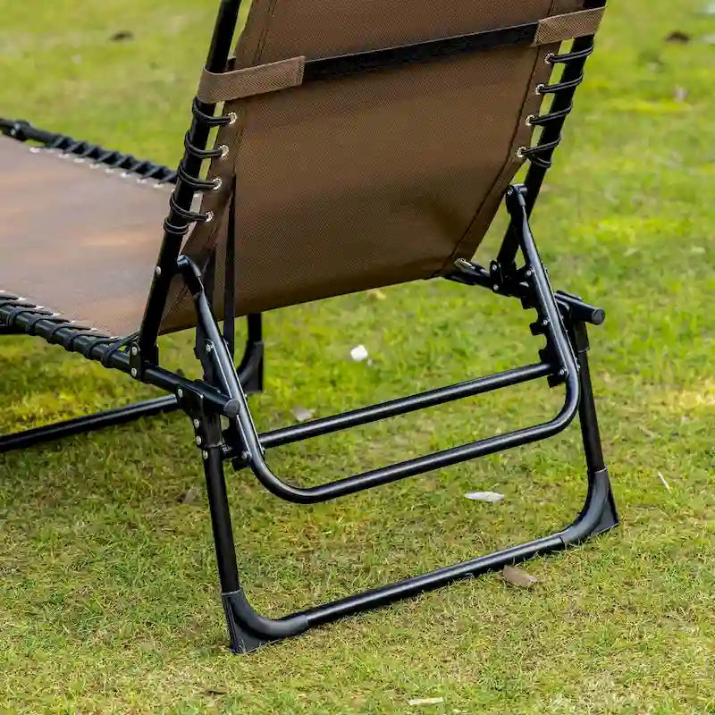 Chaise longue inclinable, Transat portable, Lit de camp pliant