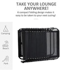 Chaise longue inclinable, Transat portable, Lit de camp pliant