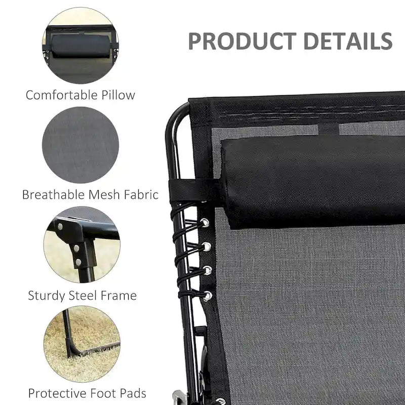 Chaise longue inclinable, Transat portable, Lit de camp pliant