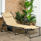 Chaise longue inclinable, Transat portable, Lit de camp pliant