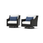 Fauteuils de jardin pivotants Deco Sunbrella, lot de 2 - 30 po L x 33 po P x 32 po H