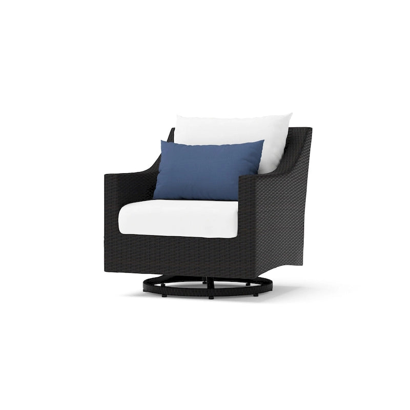Fauteuils de jardin pivotants Deco Sunbrella, lot de 2 - 30 po L x 33 po P x 32 po H