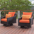 Fauteuils de jardin pivotants Deco Sunbrella, lot de 2 - 30 po L x 33 po P x 32 po H