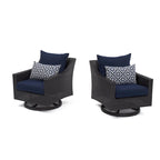 Fauteuils de jardin pivotants Deco Sunbrella, lot de 2 - 30 po L x 33 po P x 32 po H