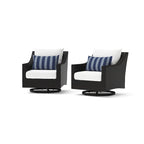 Fauteuils de jardin pivotants Deco Sunbrella, lot de 2 - 30 po L x 33 po P x 32 po H