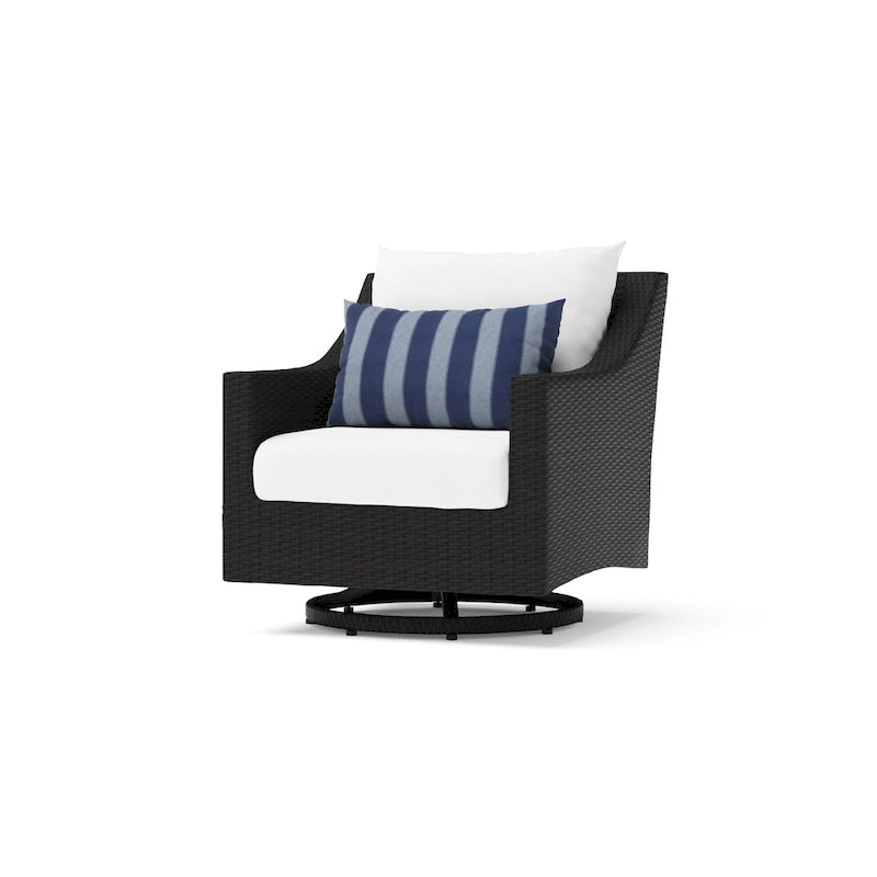 Fauteuils de jardin pivotants Deco Sunbrella, lot de 2 - 30 po L x 33 po P x 32 po H